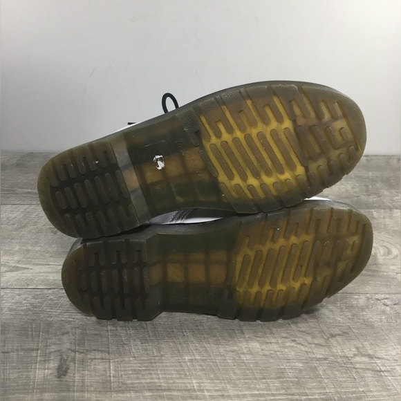 Doc Martens White Womens 1460 11822 Smooth Leather Virginia Boots Size UK 7 US 9 - Picture 8 of 12